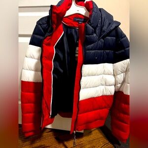 Girls Tommy Hilfiger size L bubble jacket NEW tags